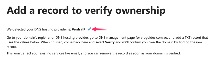 DNS provider